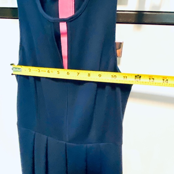 Rebecca Taylor Cobalt Flare Dress👗w/Ribbon Zipper - Picture 14 of 16